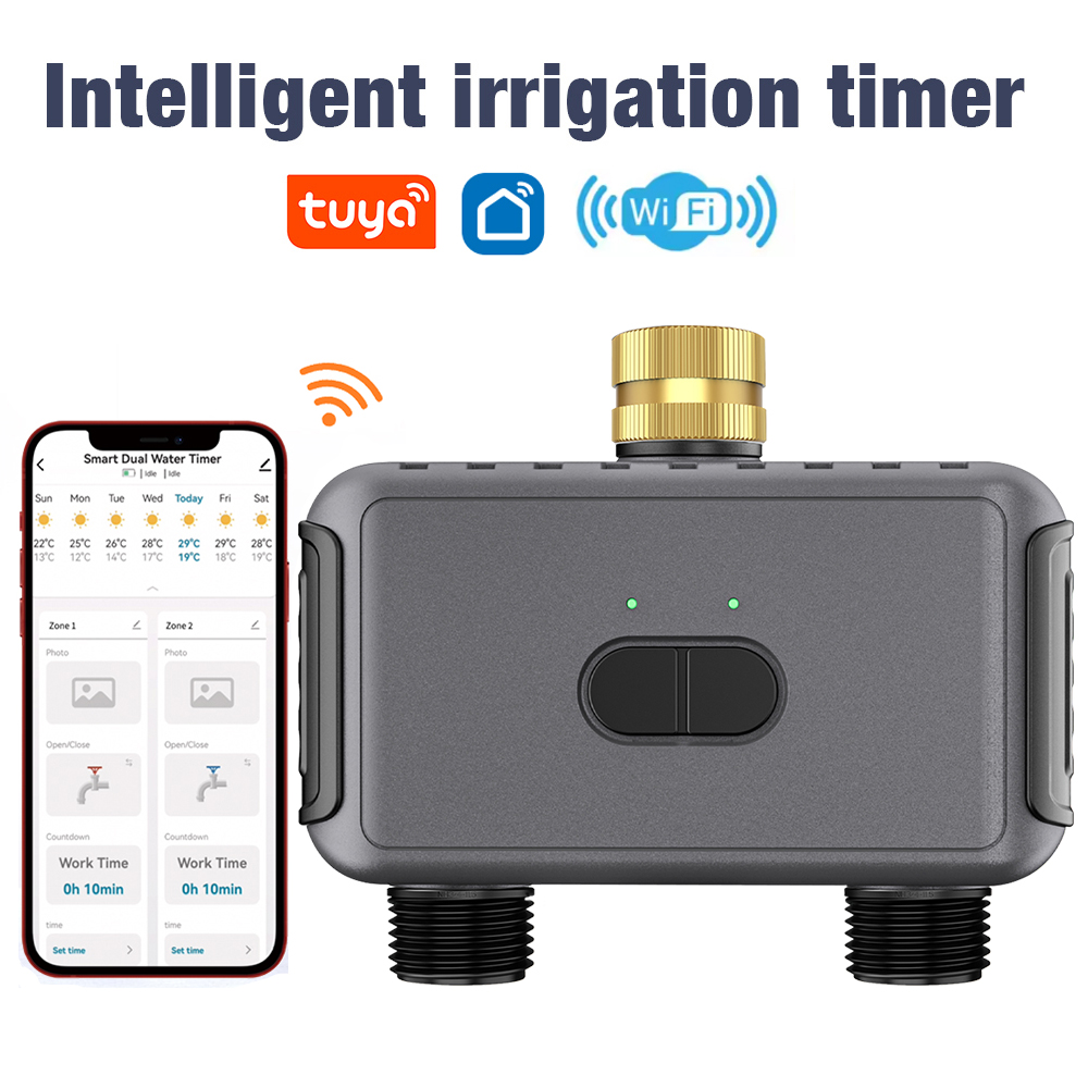 Smart Garden Sprinkler - Timer Air Otomatis Wifi Selang Ganda