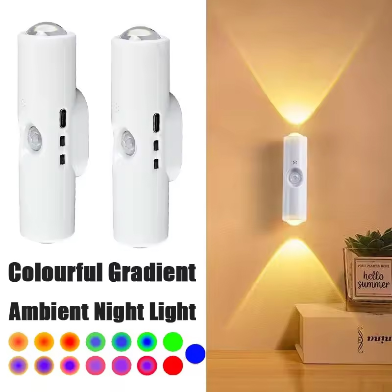 Smart Garden Accessories - Lampu Malam Gradien RGB Pintar Sensor
