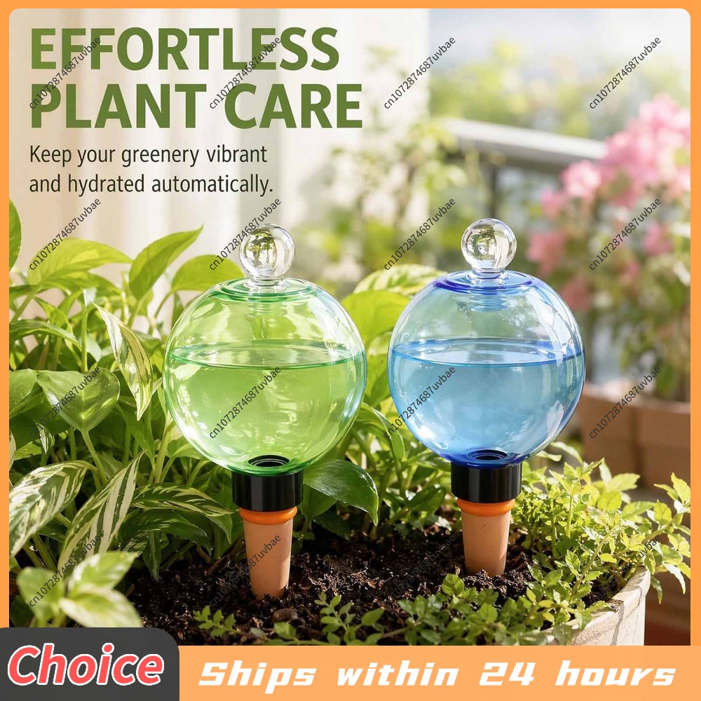 Plant Watering Globe - Sistem Irigasi Tetes Otomatis dengan Penutup
