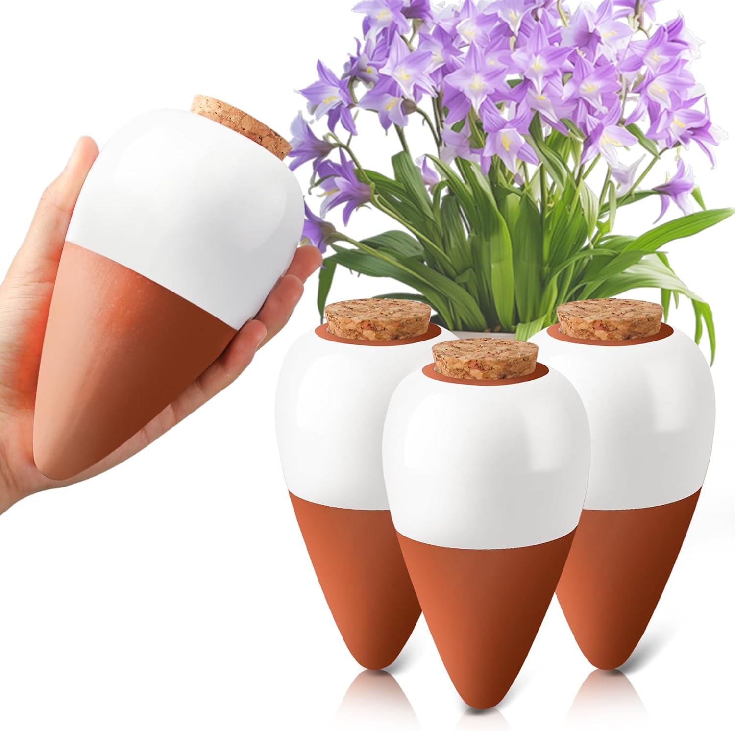 Plant Watering Globe - Penetes Air Tanaman dari Terakota, Bola