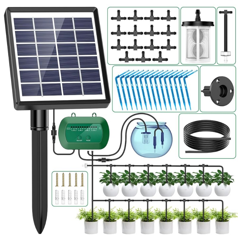 Smart Garden Accessories - Kit irigasi cerdas tenaga surya, Kit