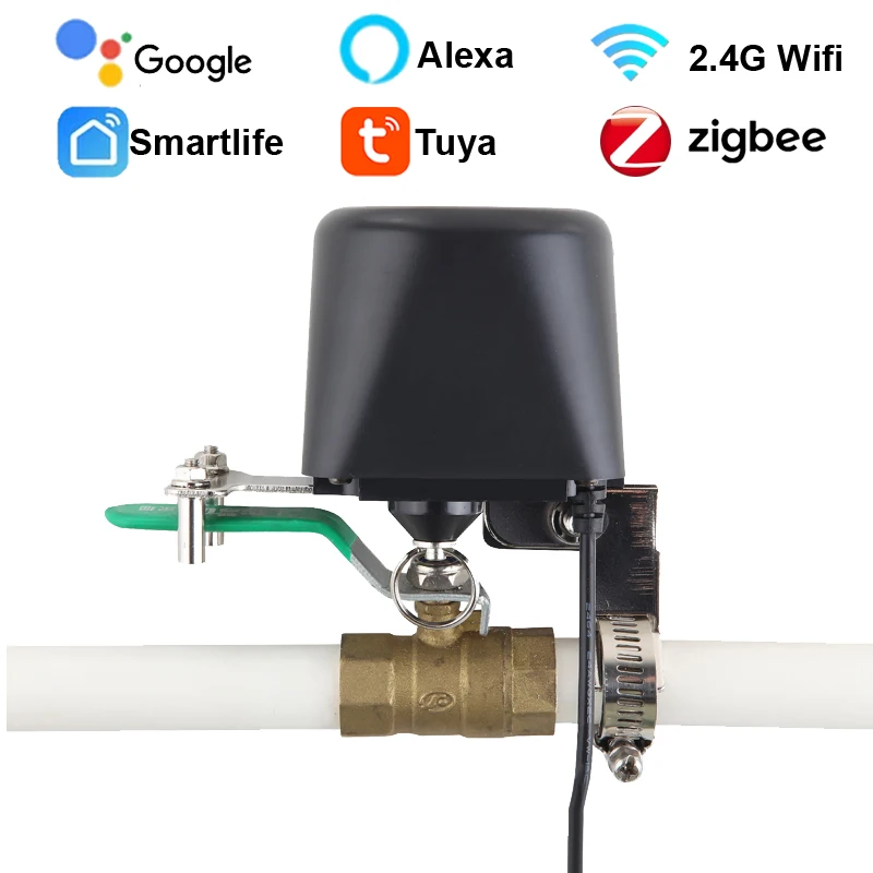 Smart Garden Timer - Katup Air WiFi Pintar Zigbee, Katup