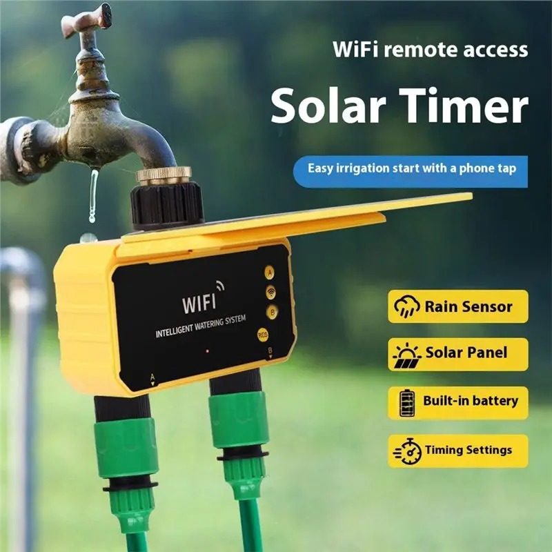 1/2 Outlet WIFI Solar Irrigati - Smart Garden Accessories ulasan dan harga
