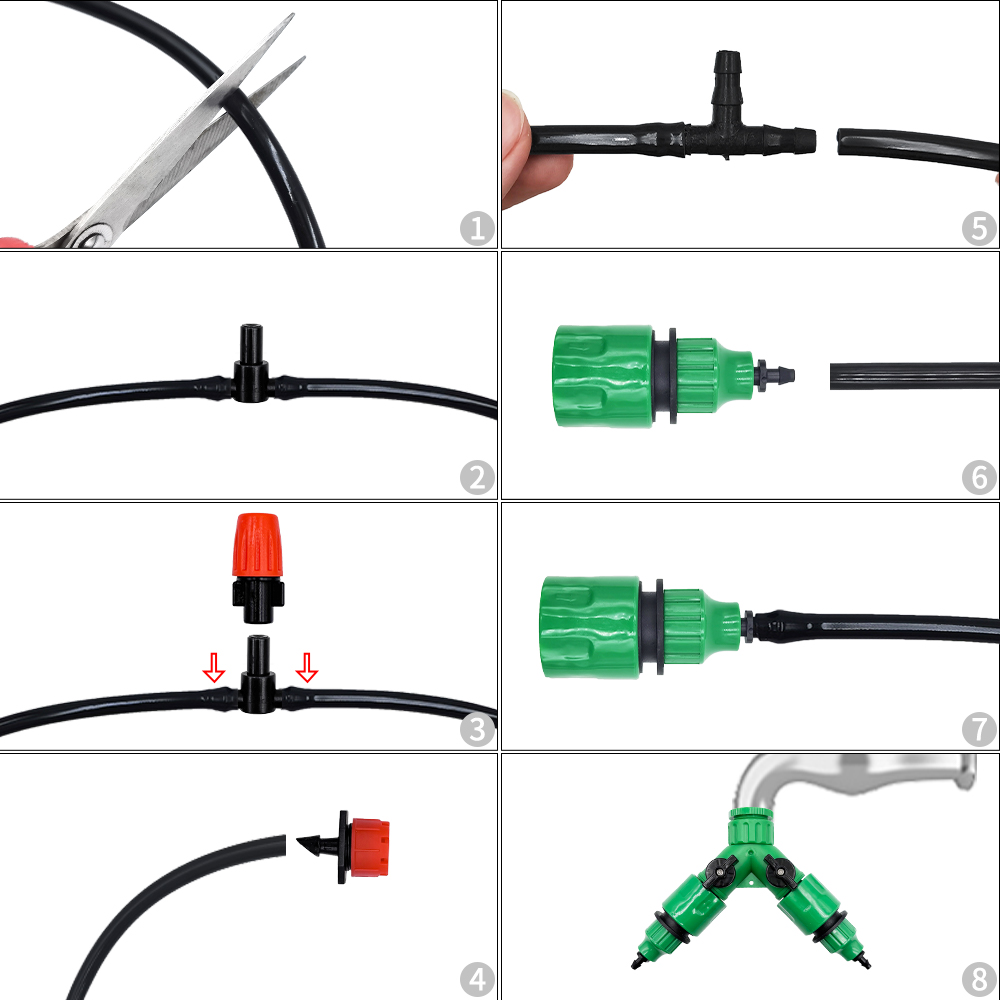 Sistem Irigasi Alat Kebun Kit  - Smart Garden Sprinkler ulasan dan harga