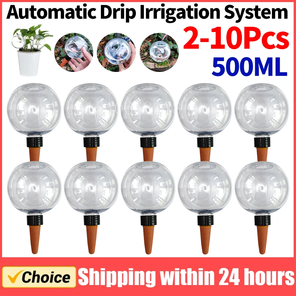 2-10 Buah Sistem Irigasi Tetes - Plant Watering Globe ulasan dan harga