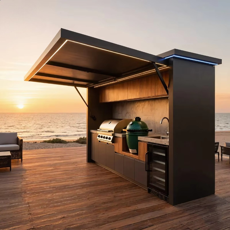 Kabinet Dapur Luar Ruangan dar - Smart Garden Sheds ulasan dan harga