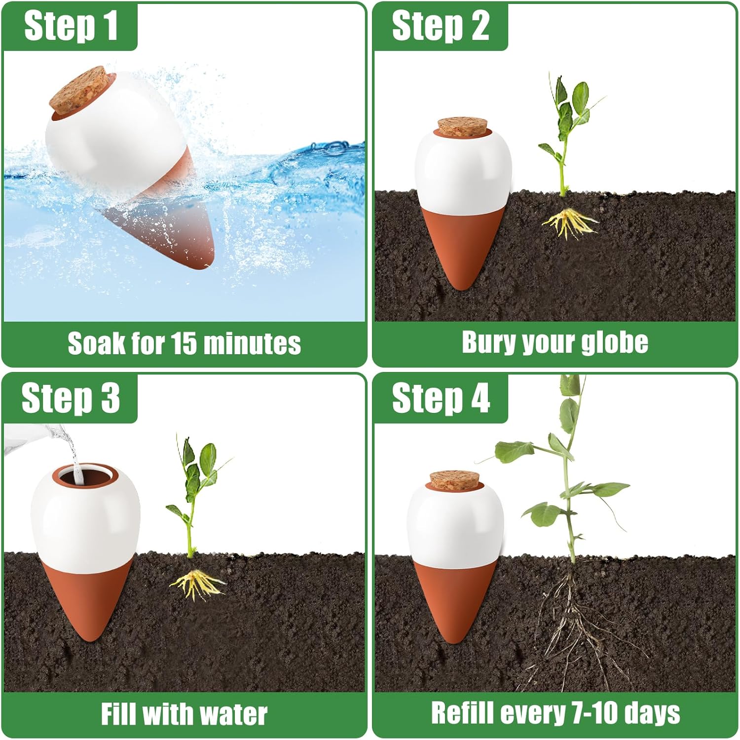 Penetes Air Tanaman dari Terak - Plant Watering Globe ulasan dan harga