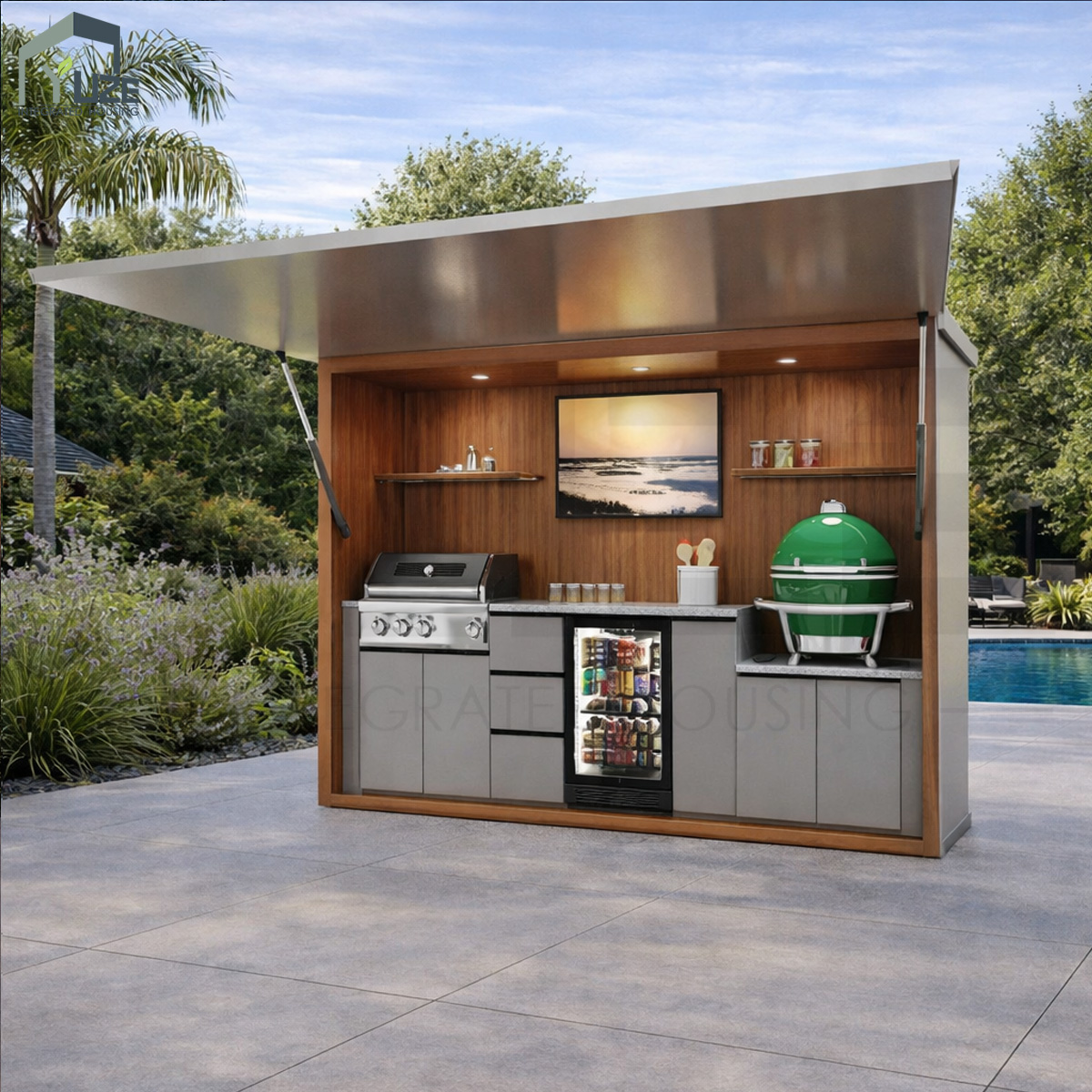 Gudang Dapur Luar Ruangan Cerd - Smart Garden Sheds ulasan dan harga
