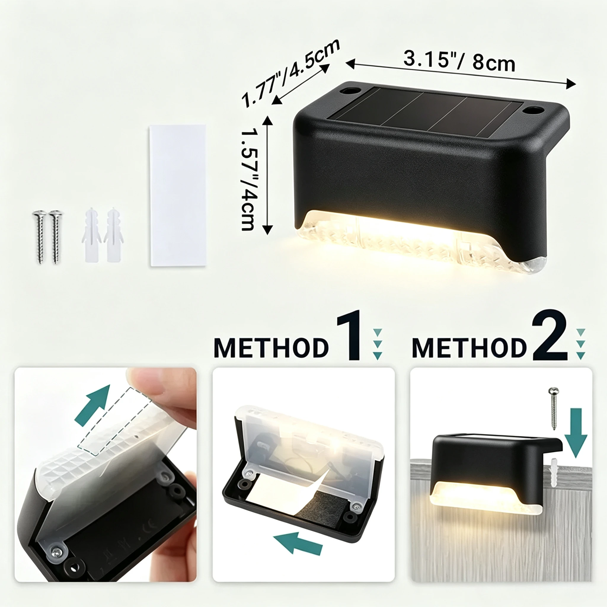 Lampu Tangga Tenaga Surya Taha - Smart Garden Fence ulasan dan harga
