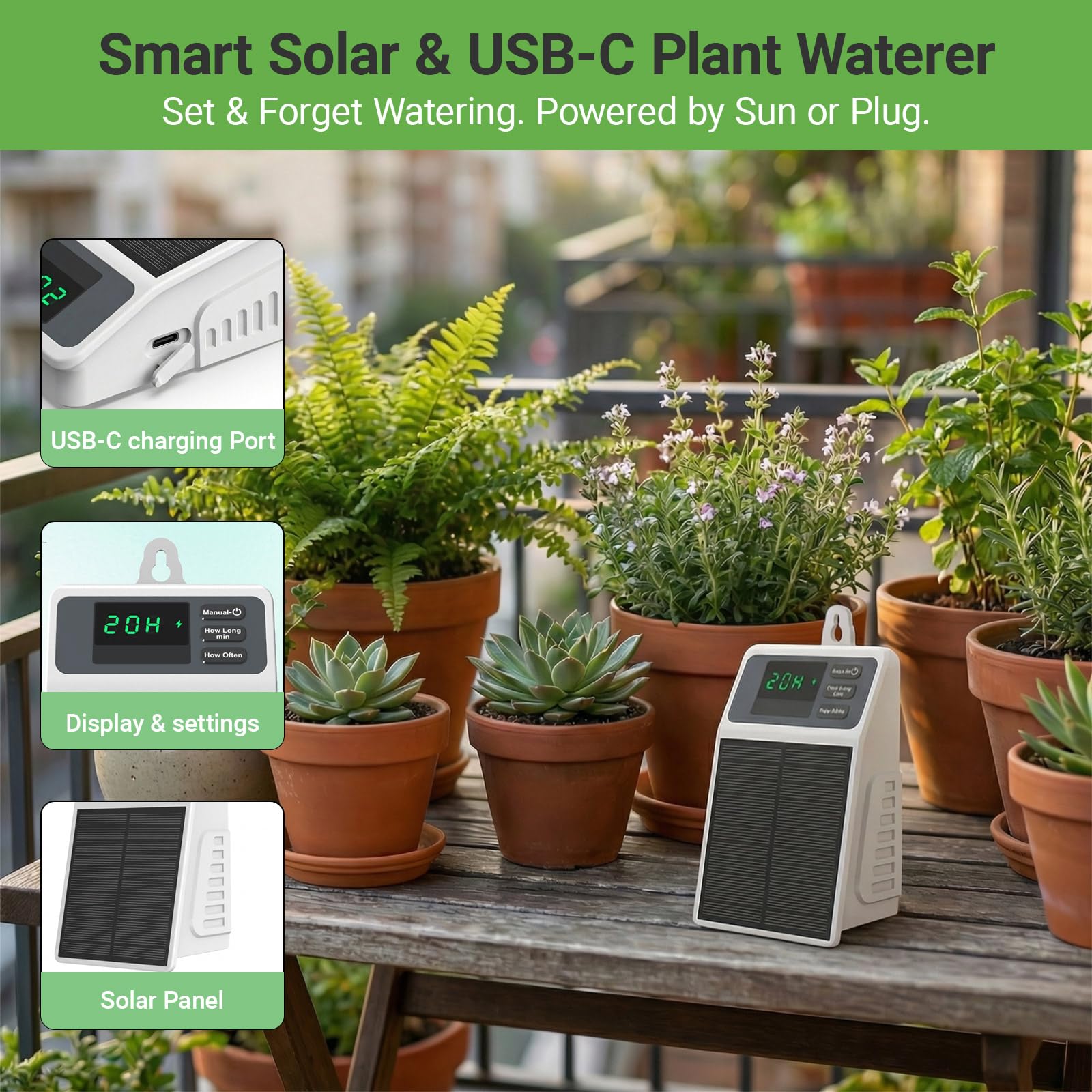 Sistem Irigasi Tetes Tenaga Su - Smart Garden Sprinkler ulasan dan harga