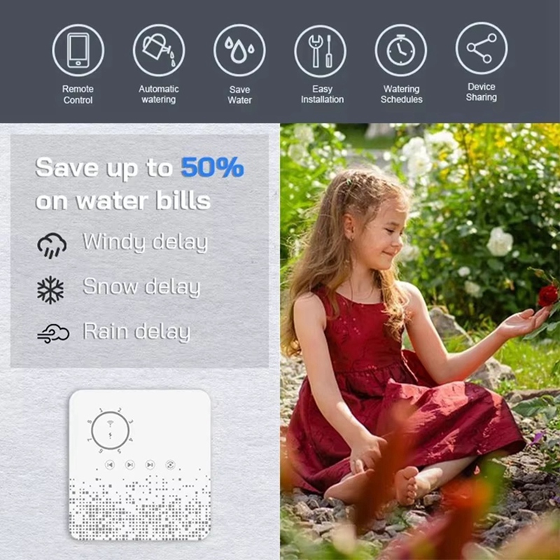 Pengontrol Penyiram Pintar WiF - Smart Garden Sprinkler ulasan dan harga