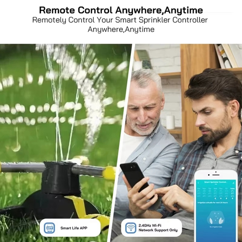 Pengontrol Penyiram Pintar WiF - Smart Garden Sprinkler ulasan dan harga