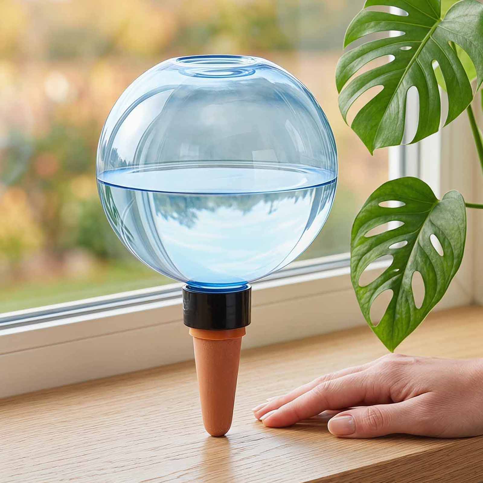1/4 Buah Bola Penyiraman Tanam - Plant Watering Globe ulasan dan harga
