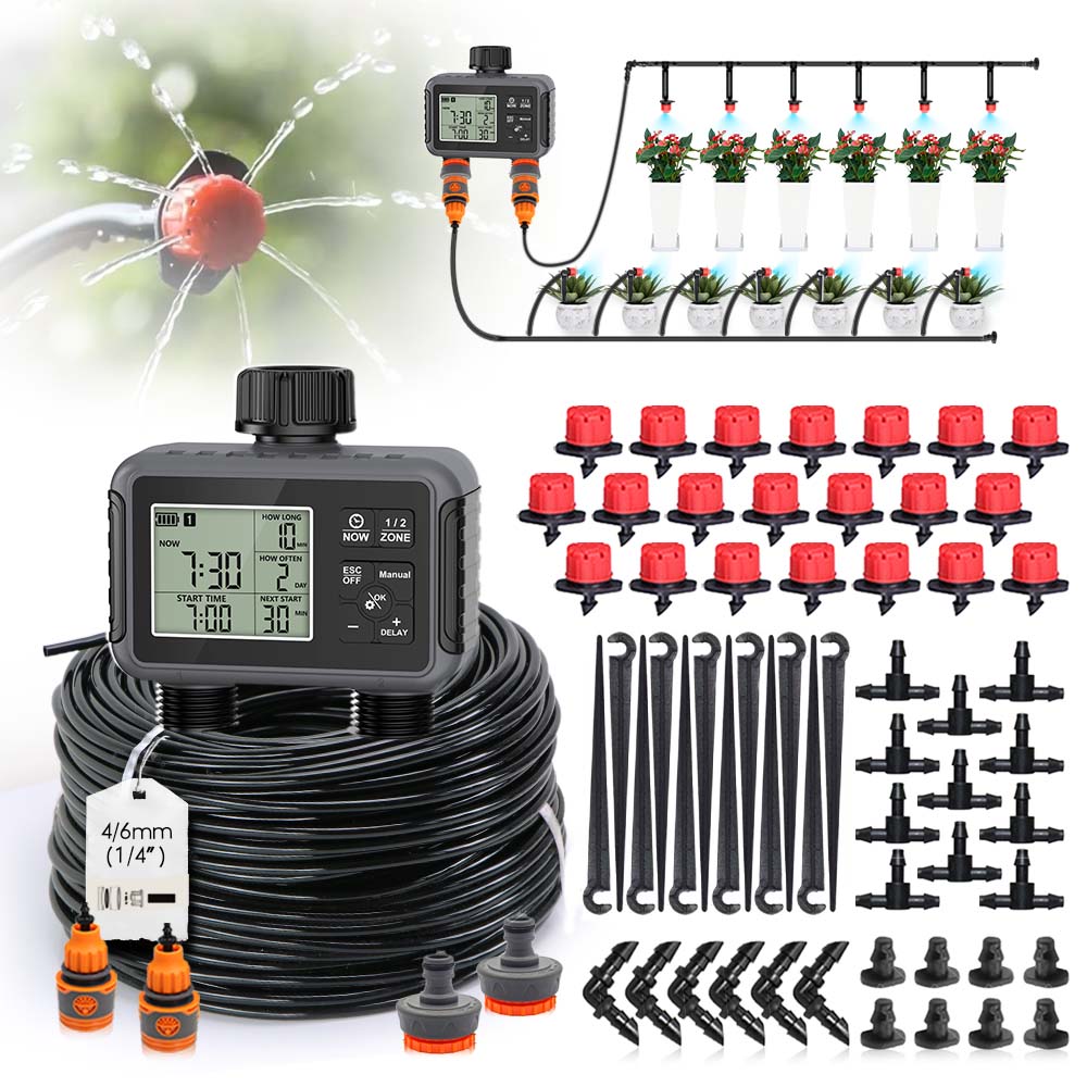 Kit Irigasi Otomatis dengan Ti - Smart Garden Sprinkler ulasan dan harga