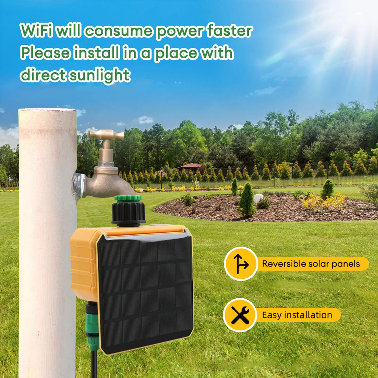 Timer Irigasi Cerdas WiFi Tena - Smart Garden Sprinkler ulasan dan harga