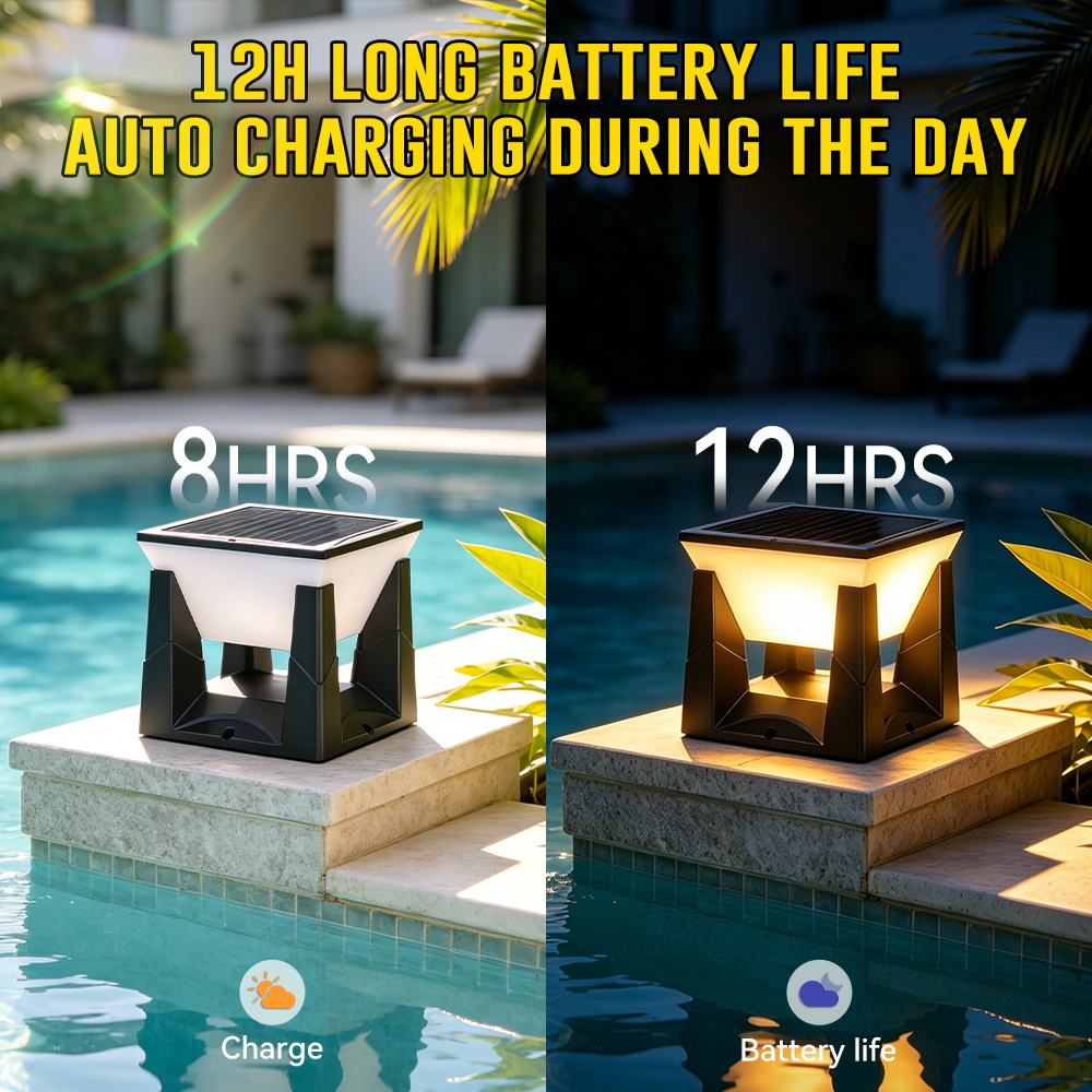 Lampu Pilar Tenaga Surya LED T - Smart Garden Fence ulasan dan harga